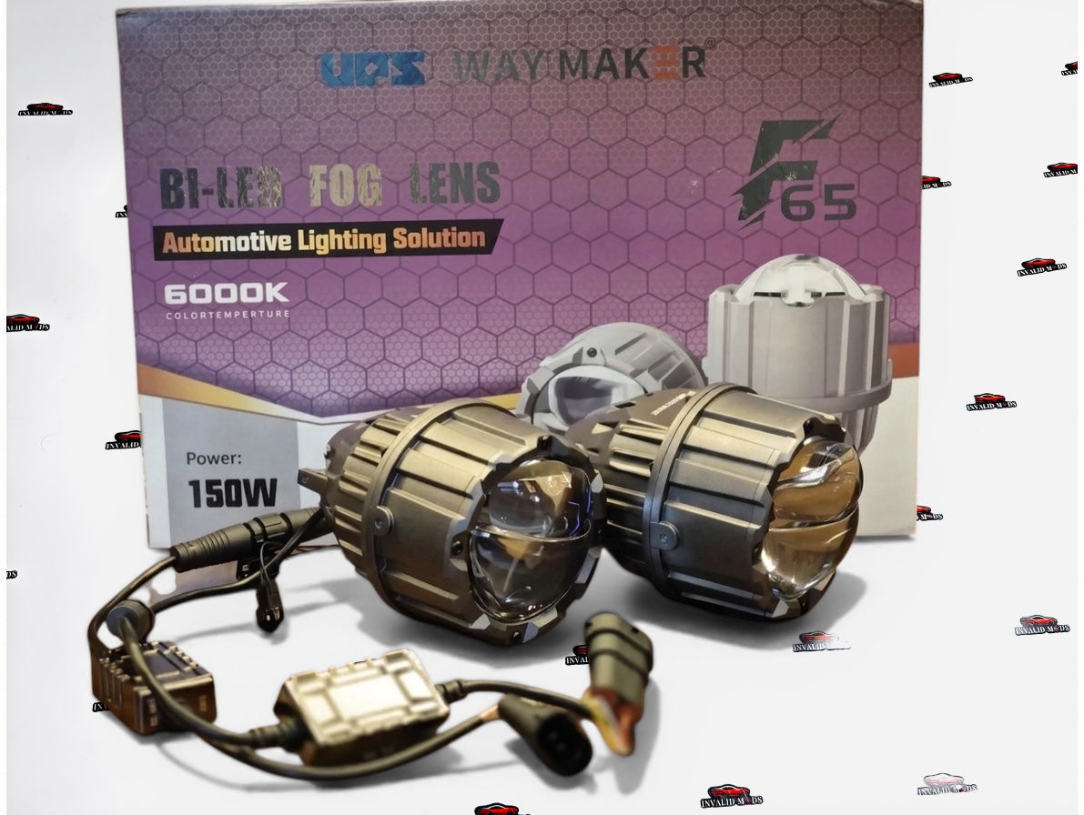 UPS Way Maker F65 3-Inch 150W Bi-LED Fog Lamp – Universal Fit