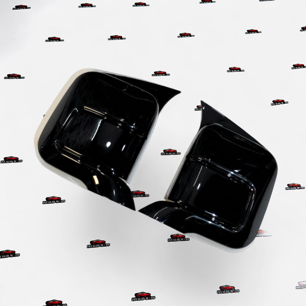 Mahindra Thar Batman Style Side Mirror Covers | Gloss Black ABS