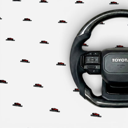 Toyota Land Cruiser Prado LC250 Carbon Fiber Steering Wheel | Premium Interior Upgrade