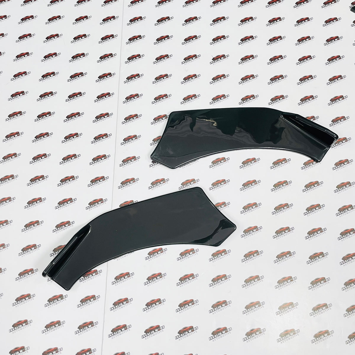 Universal Front Bumper Splitter 3-Piece Kit | 3-Fin Sport Lip Upgrade