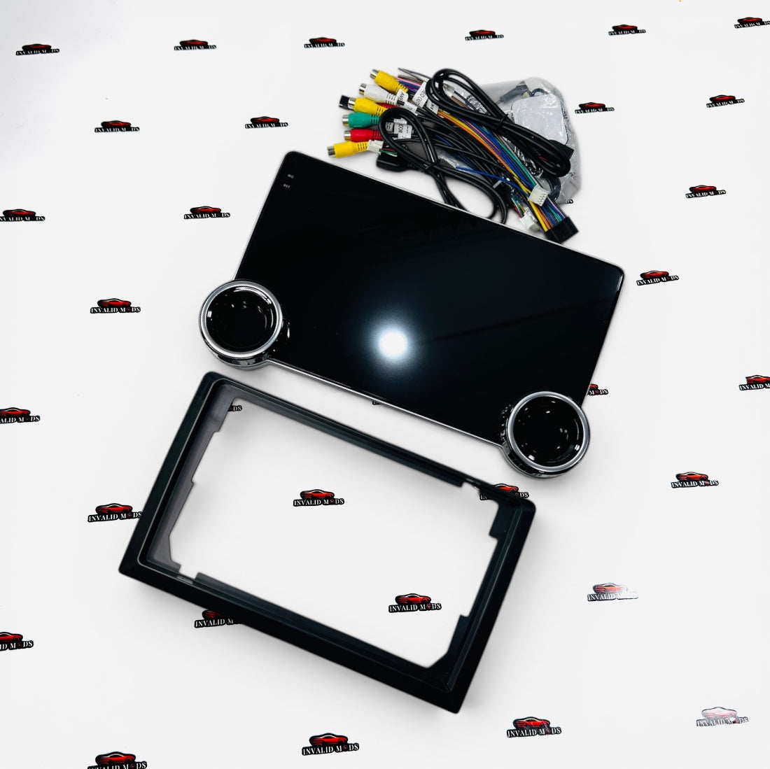 Gemstone 10.1" QLED Android Car Stereo Display – Dual Knob Control