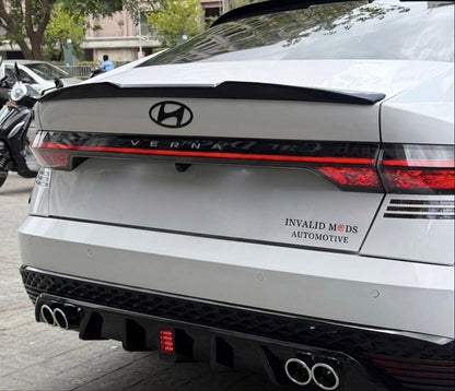 Hyundai Verna lip Spoiler | Premium Aftermarket Boot Spoiler for 2023 onwards Models
