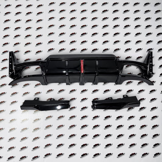 BMW 3 Series G20 LCI Rear Diffuser with Canards | Sporty Rear Bumper Upgrade
