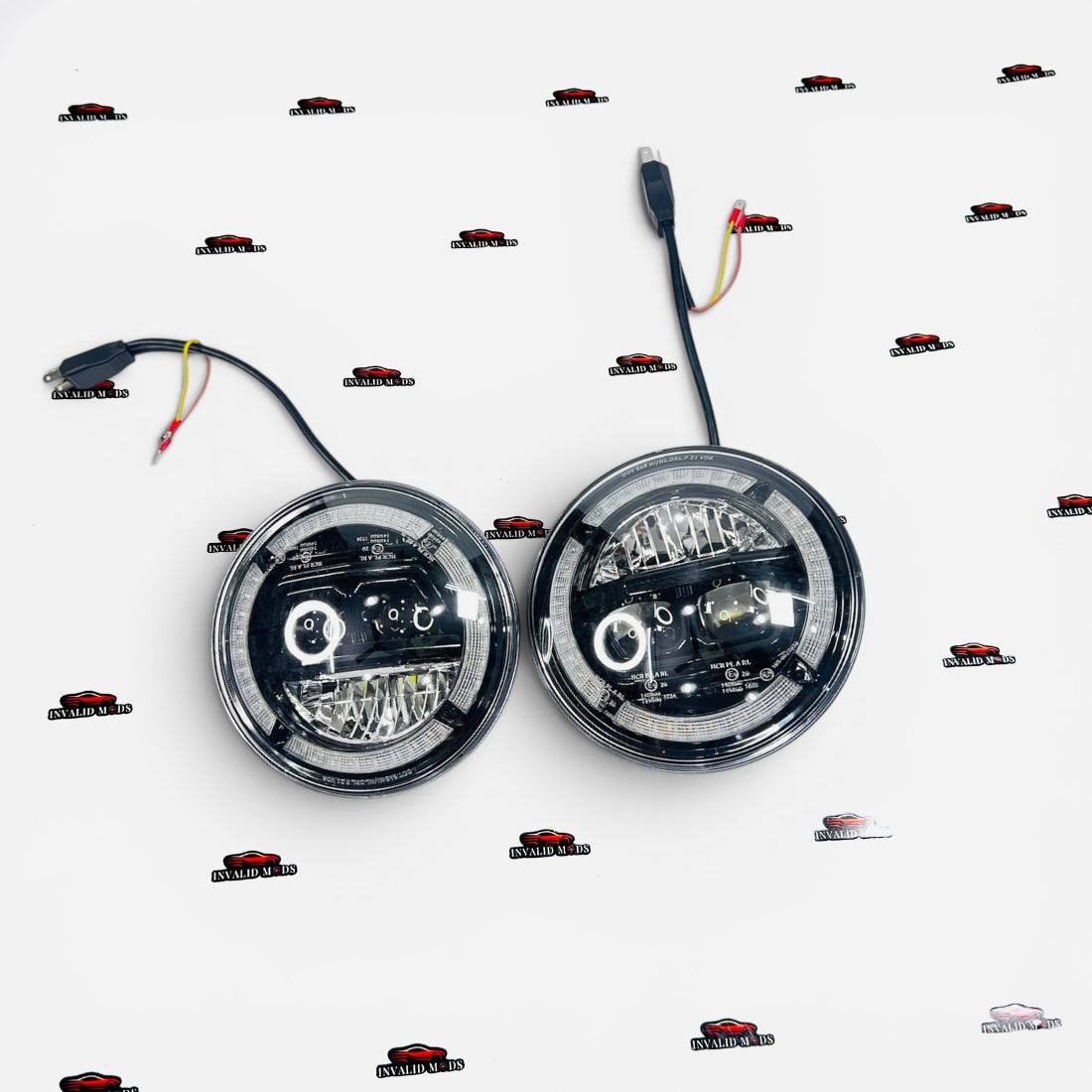 Mahindra Thar Hawk Eye LED Projector Headlights | Twin Projector Headlamps with DRL | Plug & Play Upgrade