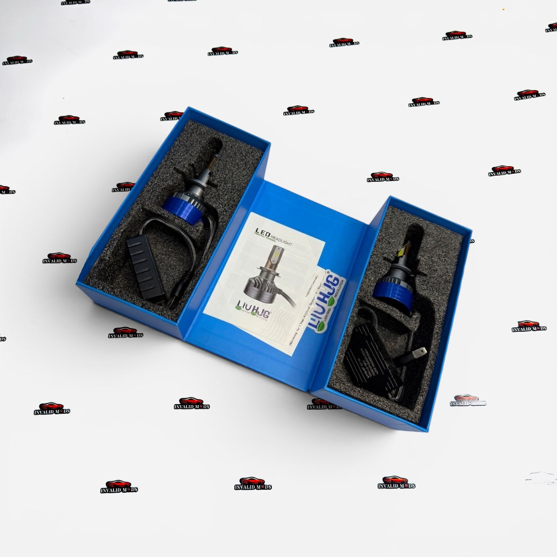 HJG Ultra-Bright LED Headlight Bulbs 300W | Universal Compatibility