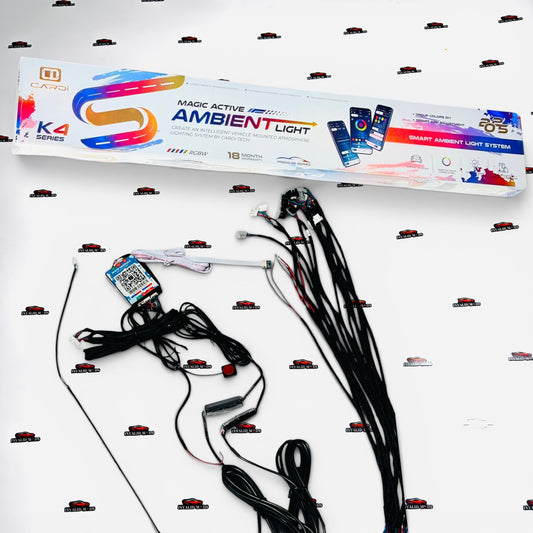 Cardi K4 10-in-1 Ambient Light Kit | Smart RGB LED Interior Lighting Set
