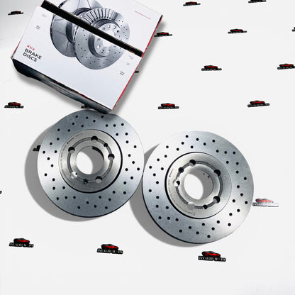 Brembo High-Performance Ventilated Brake Discs for VW Polo, Vento, Ameo, Skoda Rapid, Audi A3 | Aftermarket Replacement Rotors