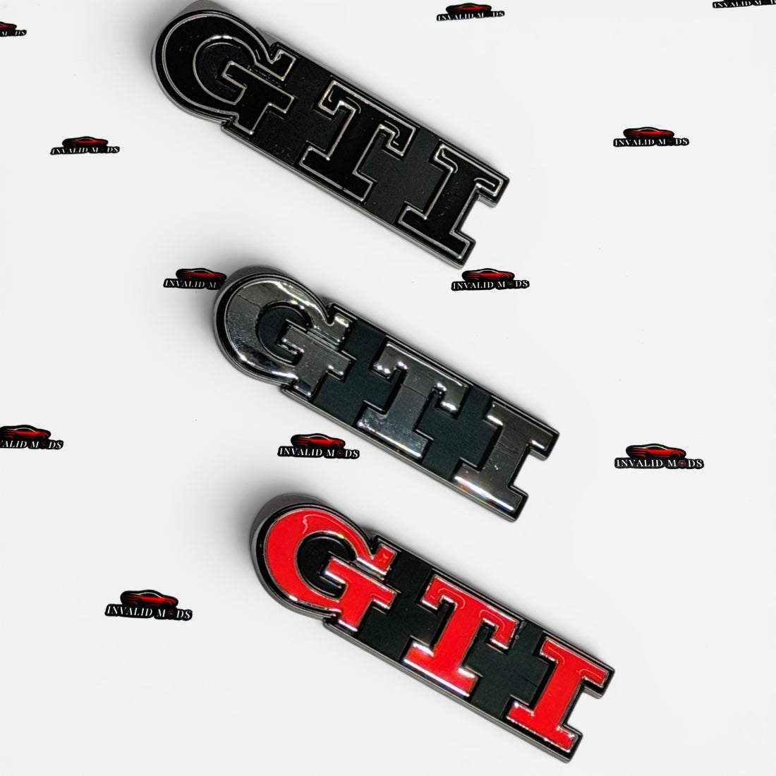 VW Polo GTI Front Grille Logo Badge | OEM-Design Replacement Emblem