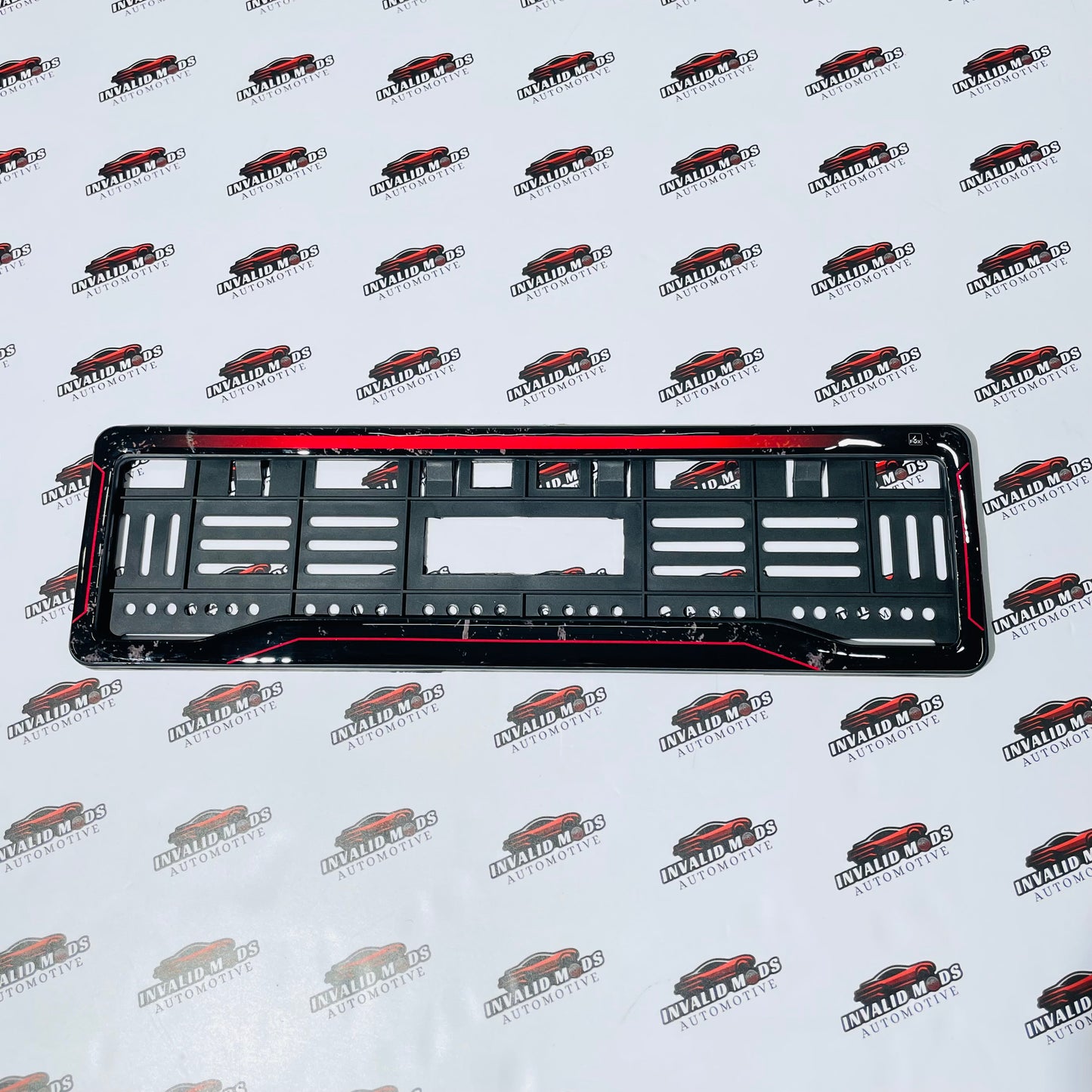 Number plate frames 3d texture finish (pair)