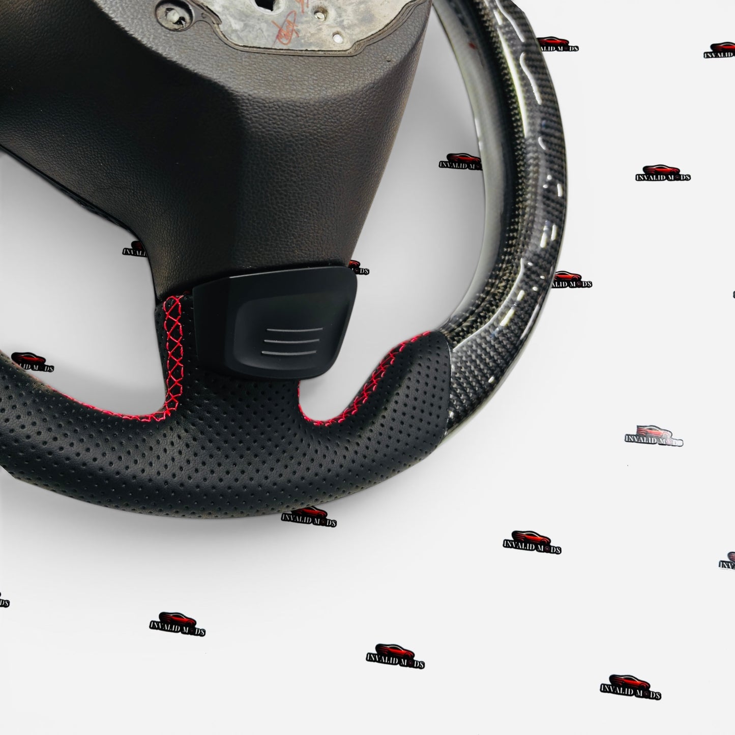 Volkswagen Polo Carbon Fiber Steering Wheel with Integrated Rev Lights | Sport Performance Upgrade