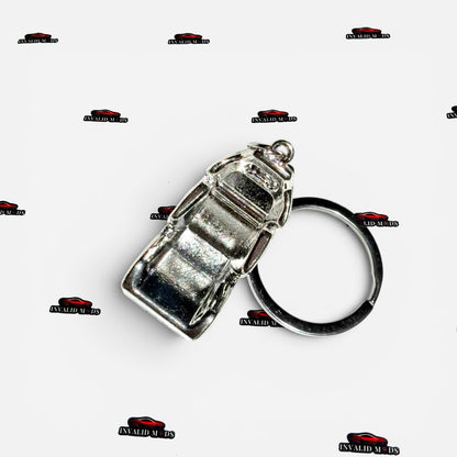 Bucket Seat Style Metal Keychain | Racing Seat Automotive Keyring