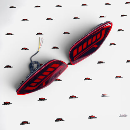Kia Seltos LED Rear Reflector Lights | Aftermarket Rear Bumper Brake Lamp Set
