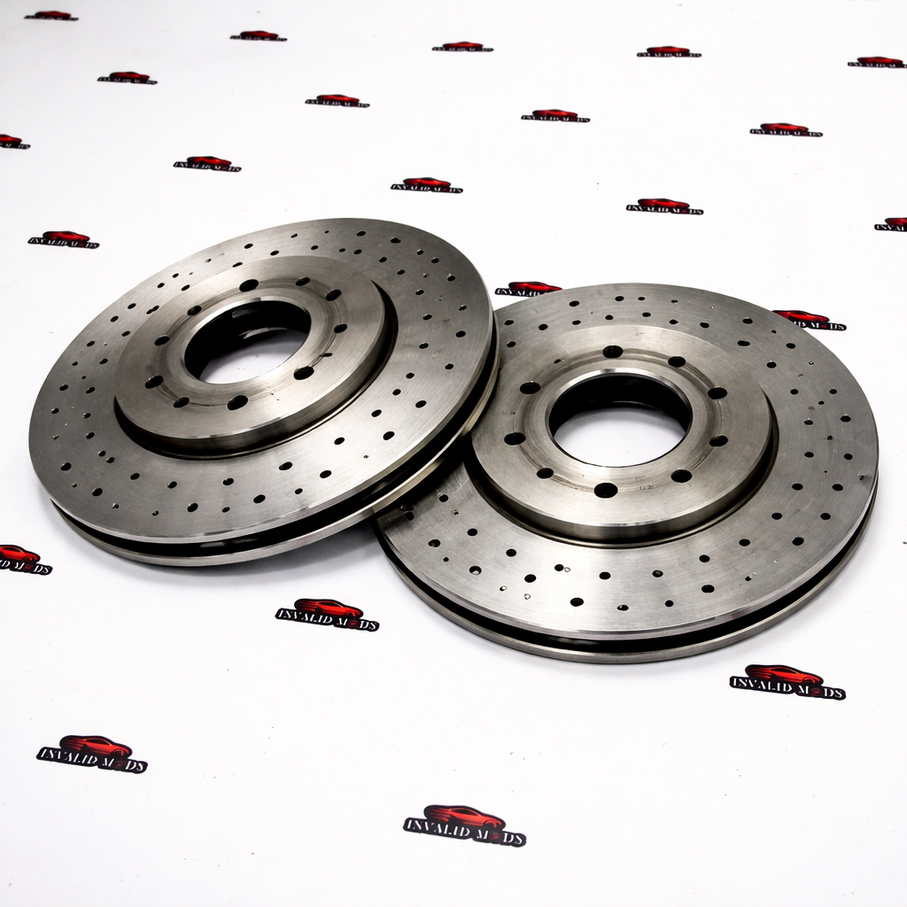 Brembo High-Performance Ventilated Brake Discs for VW Polo, Vento, Ameo, Skoda Rapid, Audi A3 | Aftermarket Replacement Rotors
