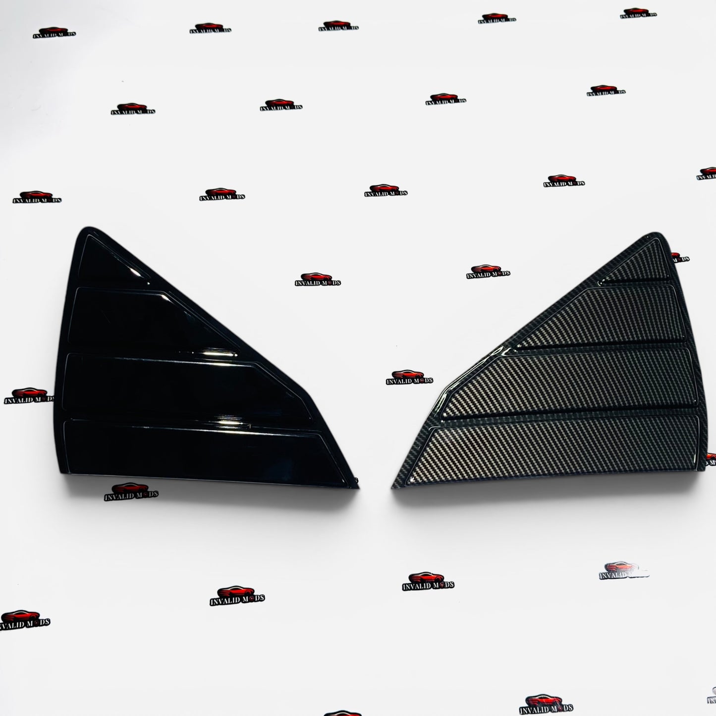 Hyundai i20 N Line Rear Window Louvers | Sporty Gloss Black ABS Louvers | Easy Install