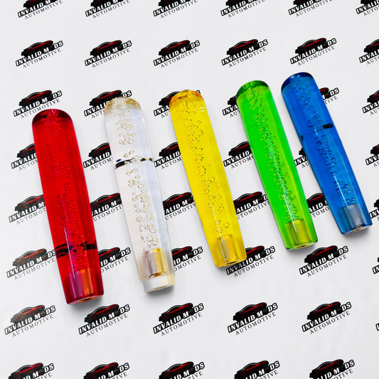Crystal Bubble Gear Shift Knob 20cm | Universal Long Shifter Acrylic Design