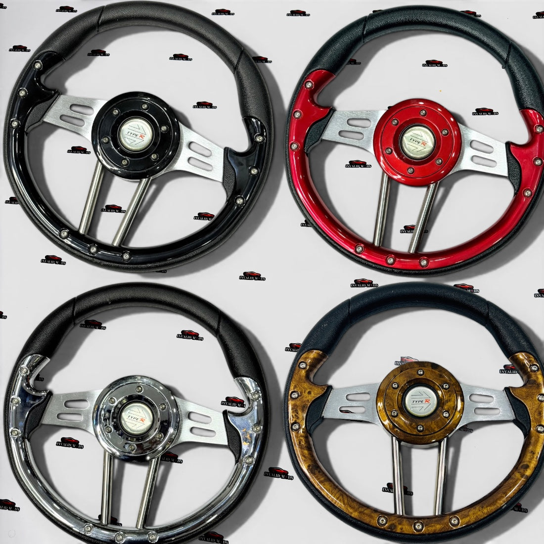 Type R 13 Inch Steering Wheel | Universal Sport Racing Wheel 330mm