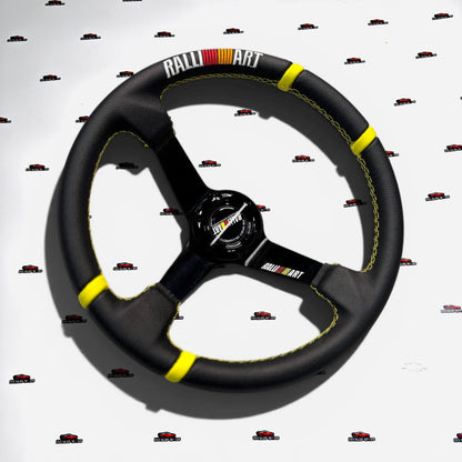 Ralliart 14 Inch Steering Wheel | Universal Racing Sport Wheel