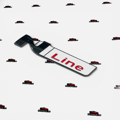 N Line Metal Emblem Badge | Universal Aftermarket Monogram Sticker
