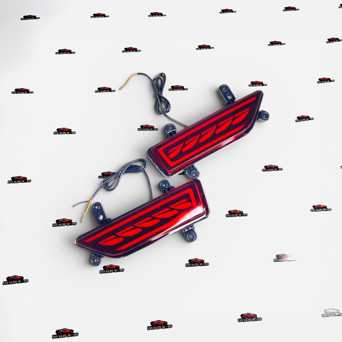 Mahindra XUV300 Rear Bumper LED Reflector Lamps | Premium Upgrade