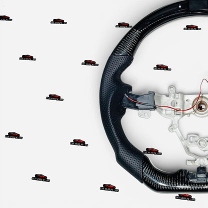 Maruti Suzuki Swift Carbon Fiber Steering Wheel with LED Rev Lights | Premium Sport Upgrade