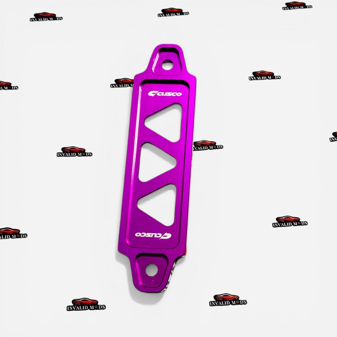 Universal Car Battery Hold Down Bracket Clamp | Multi-Color Aluminum Mount