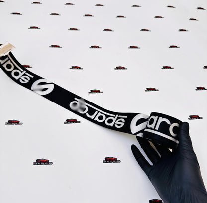 Sparco Automotive Seat Belt Webbing | Premium Polyester High Strength Strap (Universal)