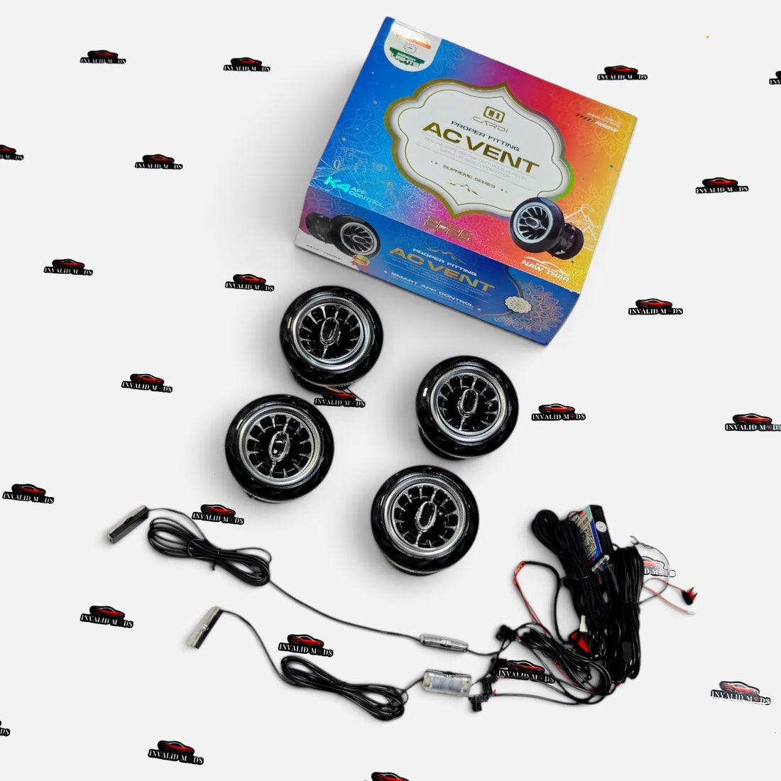 Cardi K4 RGB Ambient Light Kit for Mahindra Thar & Thar ROXX | AC Vent & Footwell Lights with Moving Star Effect
