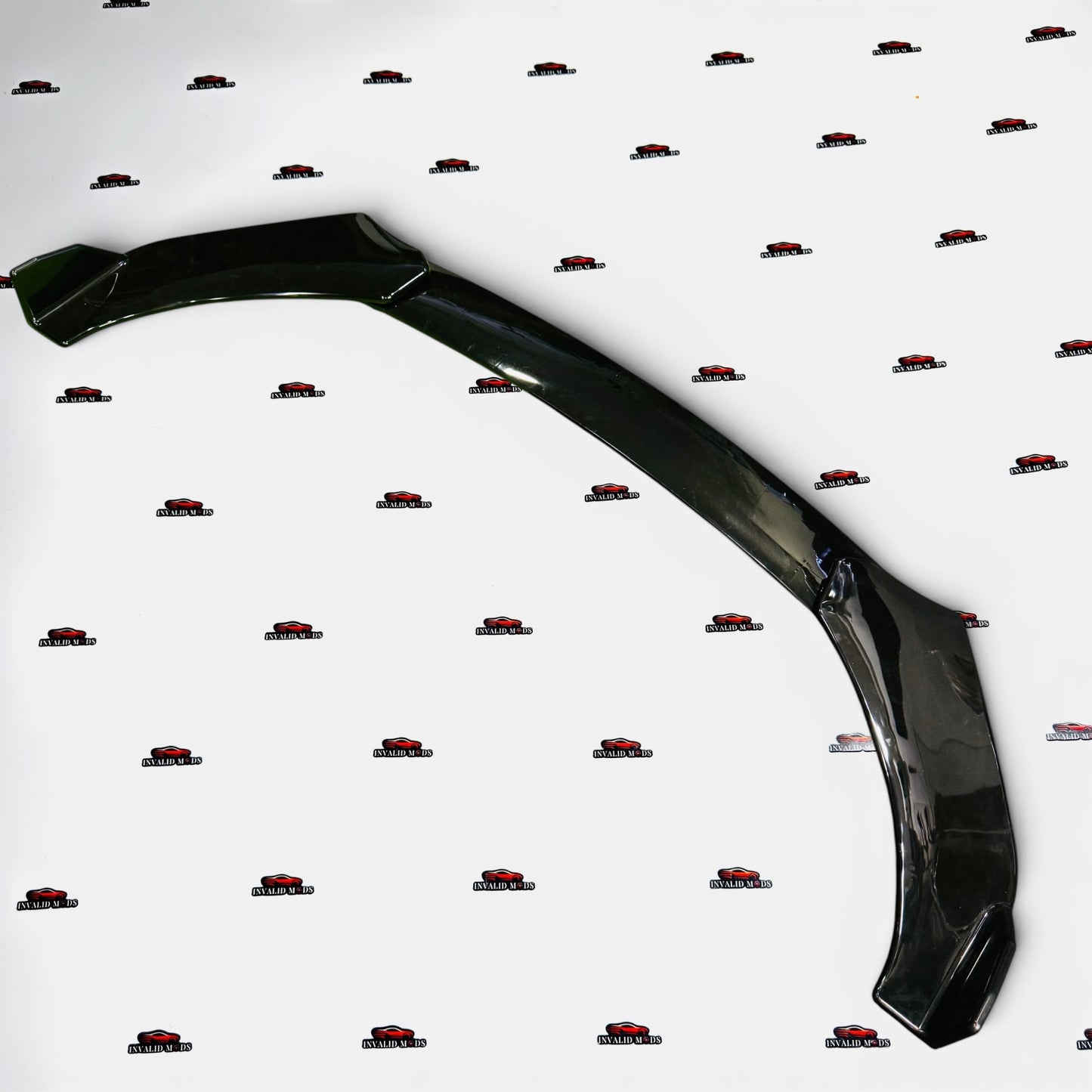 Universal 3 Pc Front Gloss Black Splitter | ABS