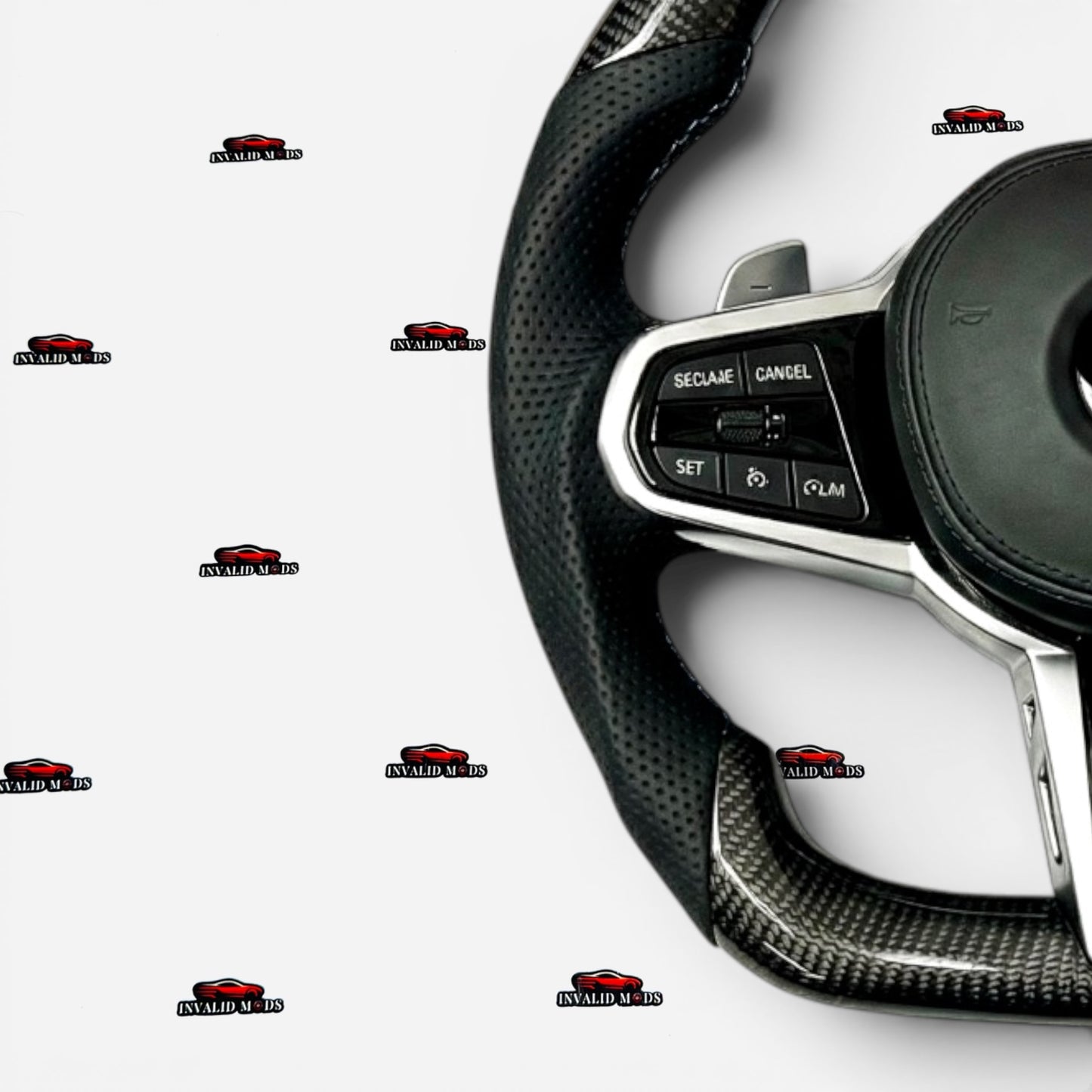 BMW i-Series Original Carbon Fiber Steering Wheel – Premium Upgrade