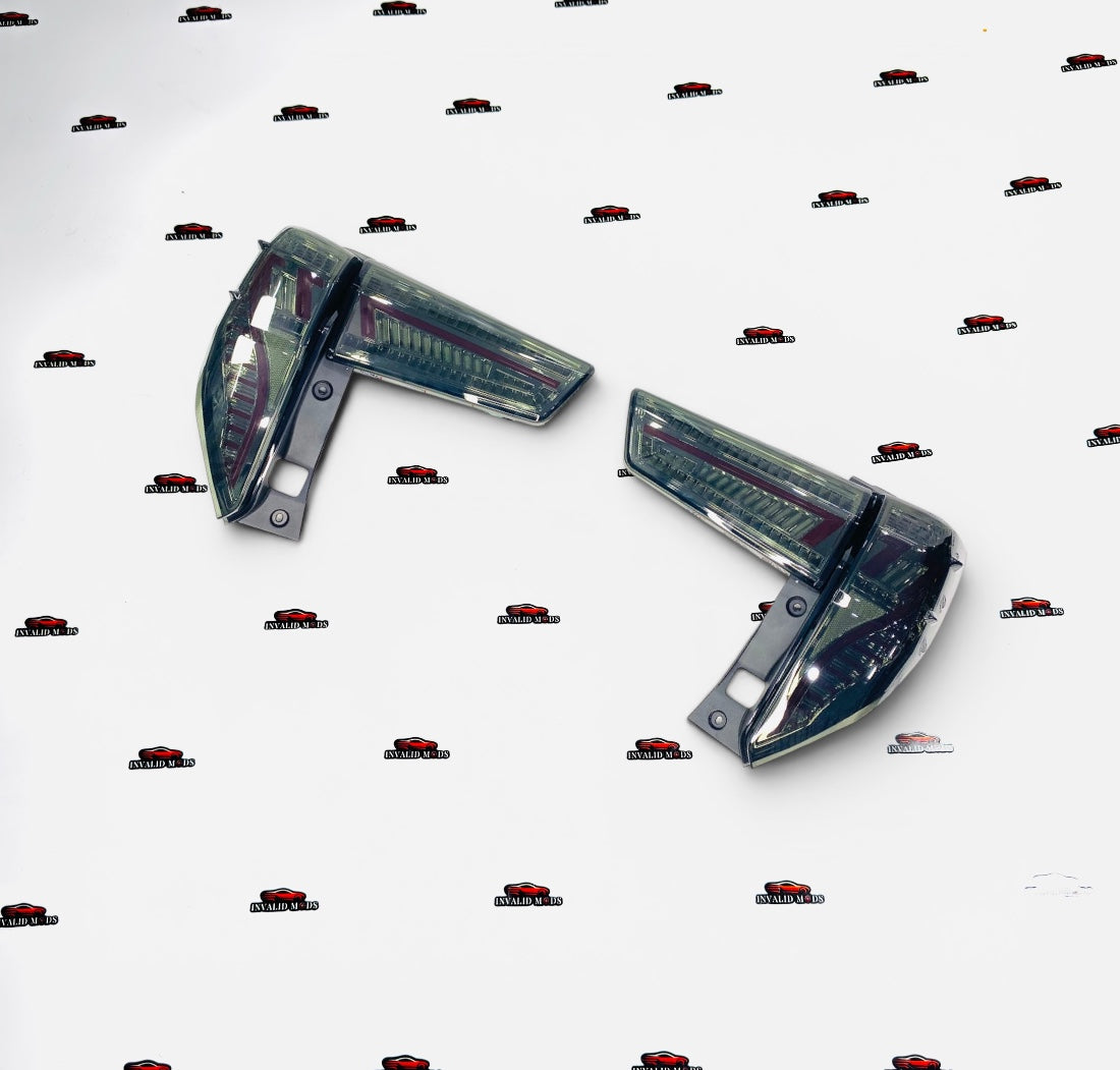 Toyota Innova Crysta LED Tail Lights (2016+) – Smoked & Red | Premium Aftermarket Rear Light Upgrade