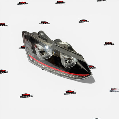 Volkswagen Polo UU Style Red Line Projector Headlights – Aftermarket LED Headlamp Upgrade
