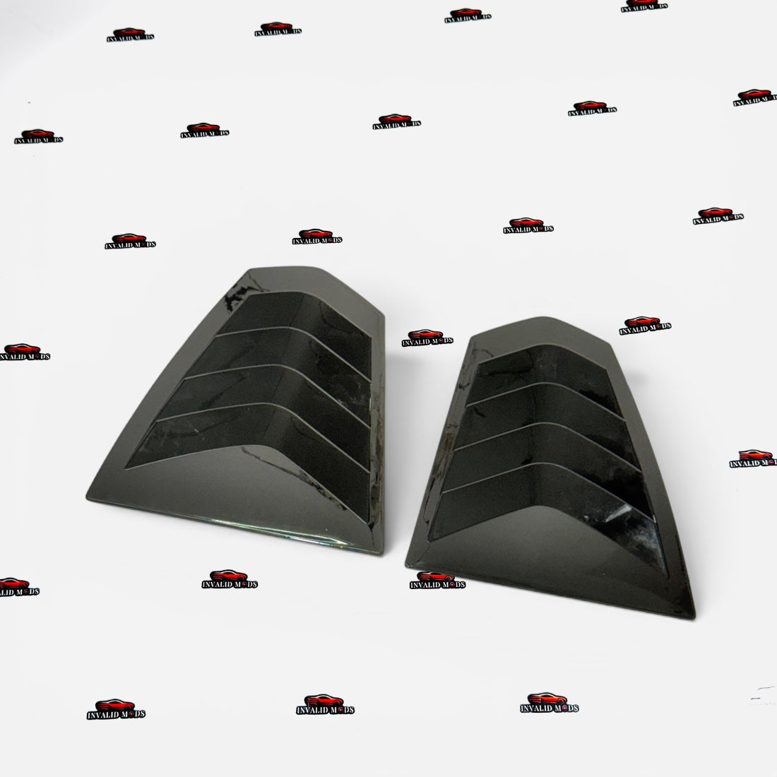 BMW 3 Series G20 Side Window Louvers | Gloss Black Rear Quarter Window Covers