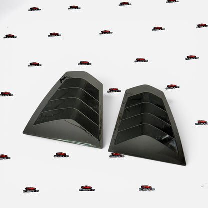 BMW 3 Series G20 Side Window Louvers | Gloss Black Rear Quarter Window Covers