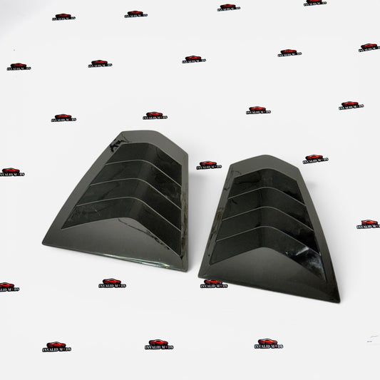 BMW 3 Series G20 Side Window Louvers | Gloss Black Rear Quarter Window Covers