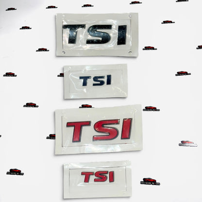 TSI Rear Emblem Sticker | OEM-Type Badge in Multiple Colour Options