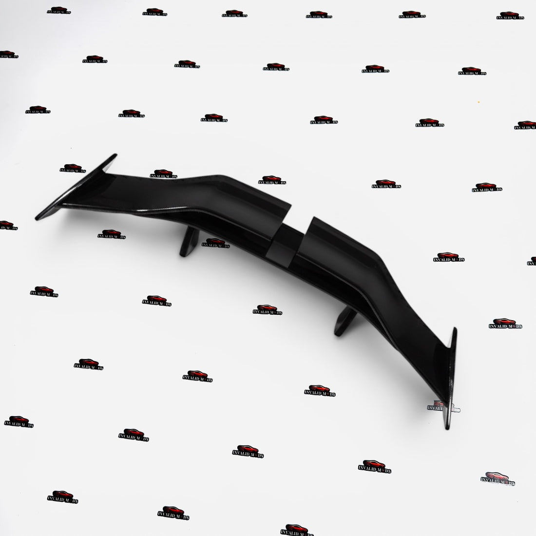 Universal Darwin Style Car Spoiler Wing | Glossy Black Sporty Rear Spoiler