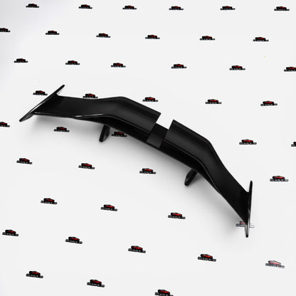 Universal Darwin Style Car Spoiler Wing | Glossy Black Sporty Rear Spoiler