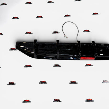 VW Virtus 6-Fin Rear Diffuser with Brake Light