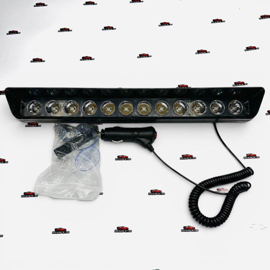 S12 LED Flasher Lights | High-Power Multi-Function Strobe Warning Lights for Cars