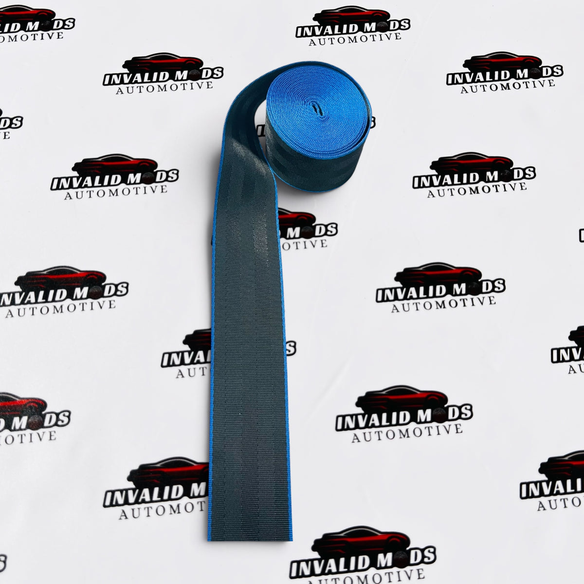 Plain Black Seat Belts with Strap Design (Pair) | Universal Seat Belts