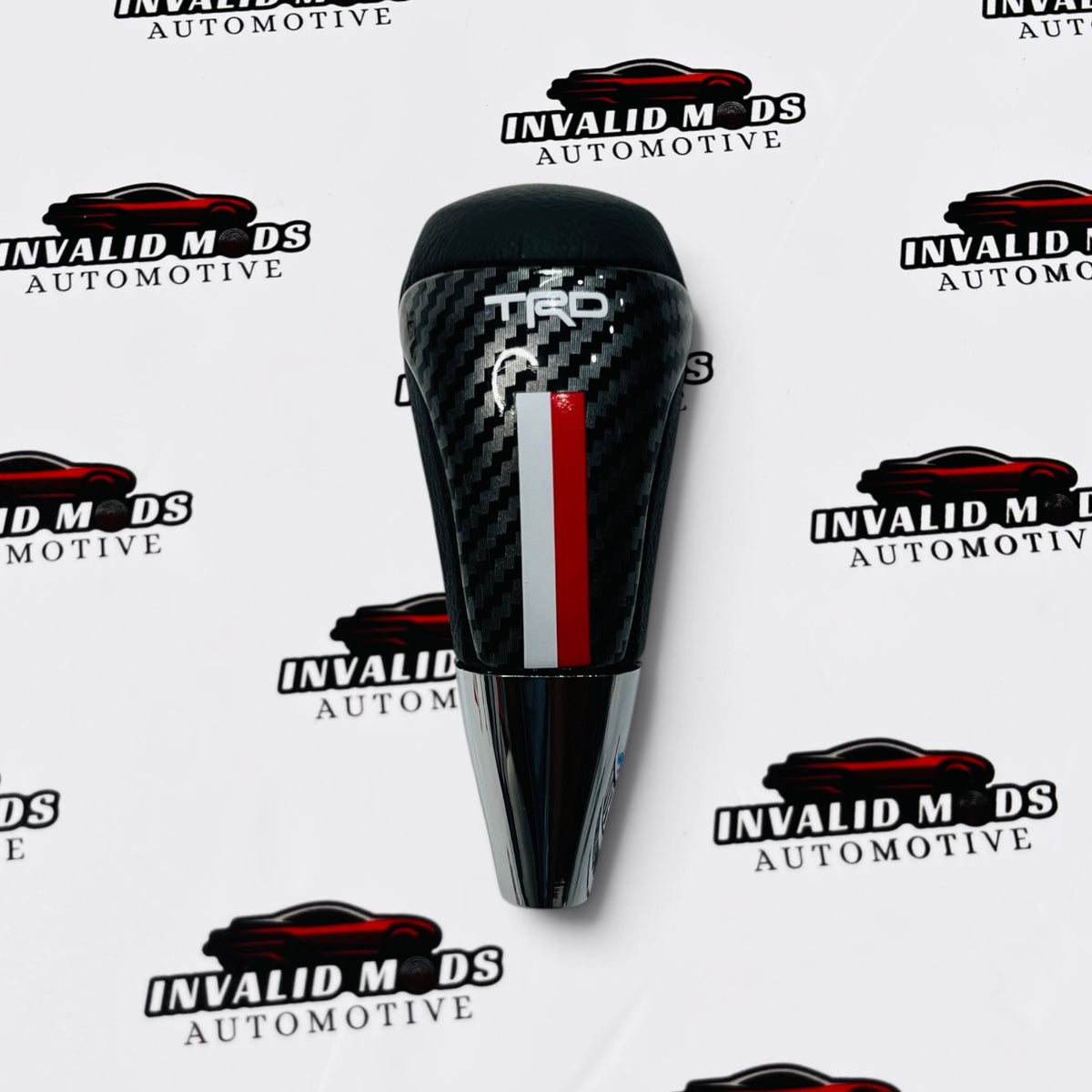 TRD Carbon Fiber Gear Shift Knob – Universal Fit Automatic Shifter