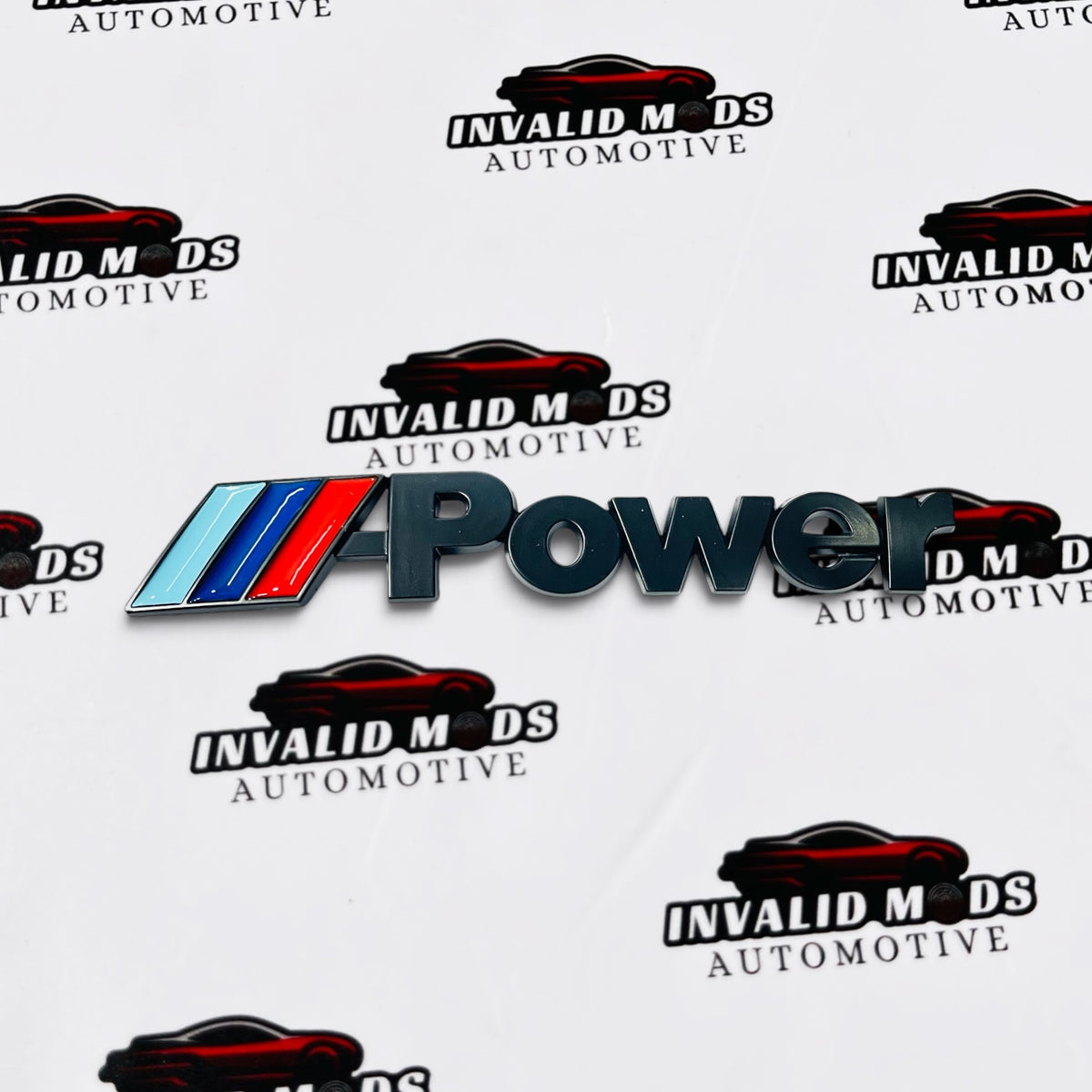 M Power Style Rear Emblem | OEM-Style Performance Badge Upgrade
