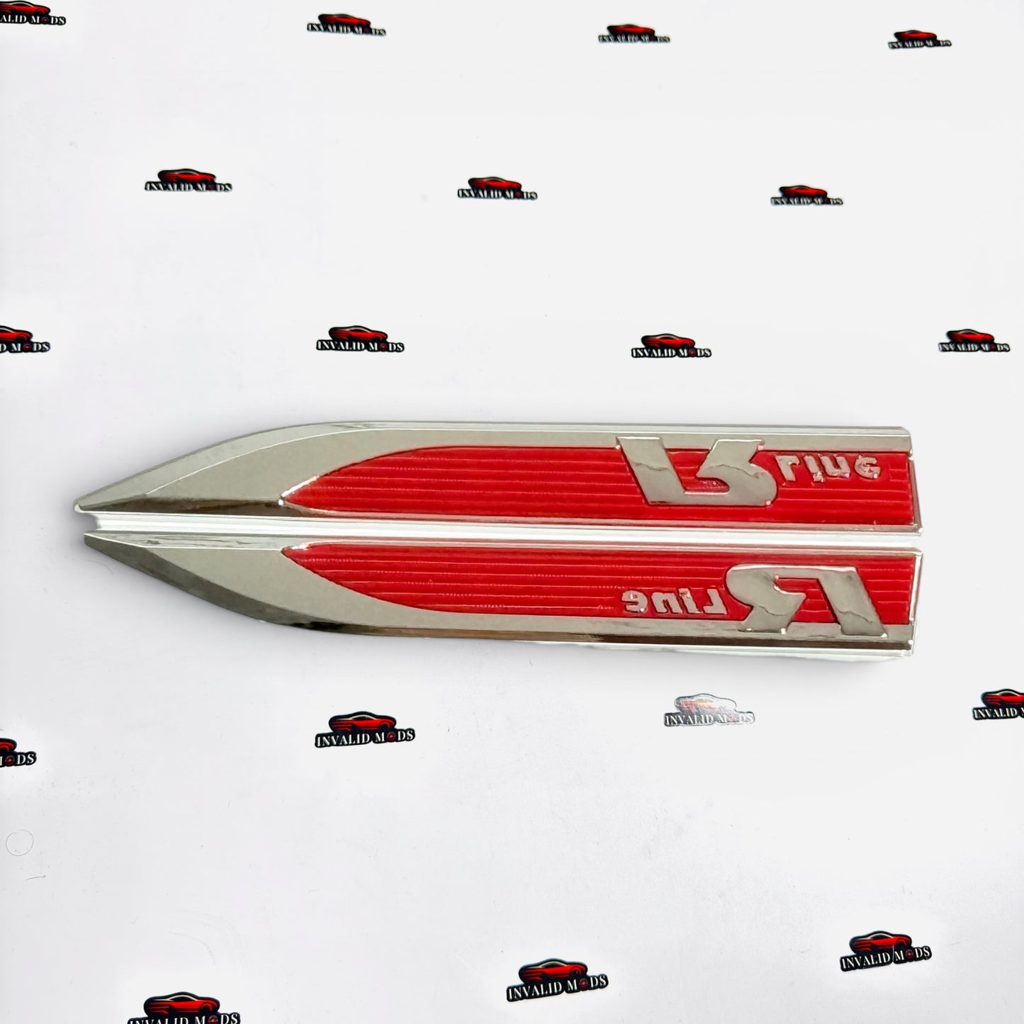 VW Polo R-Line Fender Emblems | OEM-Style Side Badges in Multiple Color Options