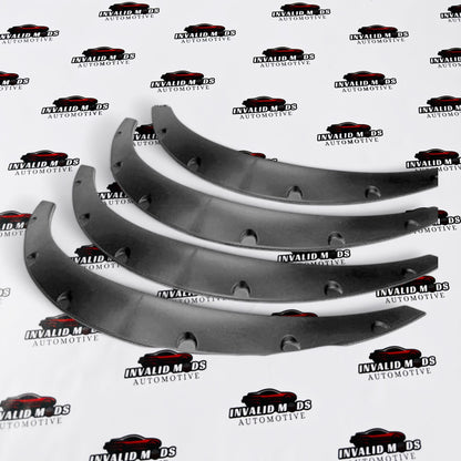 Universal Fender Flares Set of 4 | Flexible Wheel Arch Extensions for Cars Product Description