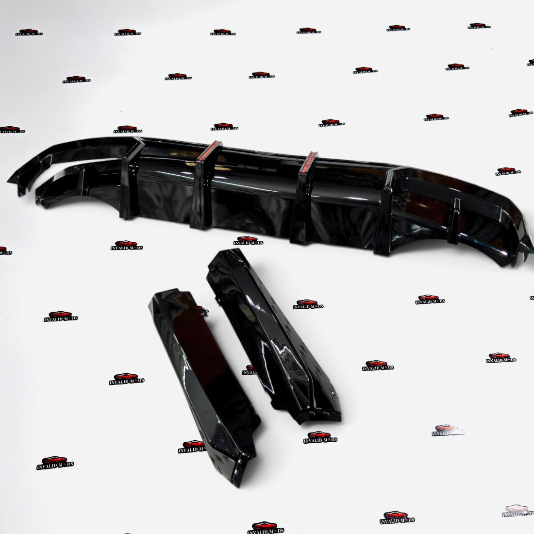 V-TEN Rear Sport Diffuser for BMW 5 Series G60 & G68 | Imported | Premium Rear Bumper Diffuser