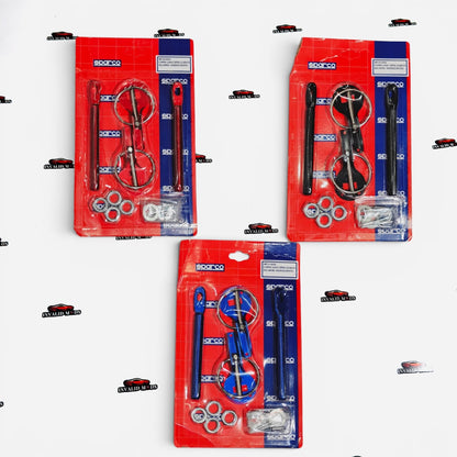 Sparco Bonnet Hood Lock Kit | Universal Racing Hood Latch Kit