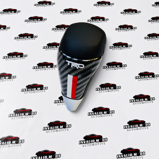 TRD Carbon Fiber Gear Shift Knob – Universal Fit Automatic Shifter