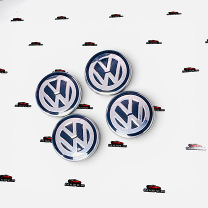 Volkswagen Taigun Wheel Center Caps | Premium OEM-Style Set of 4 (55mm)