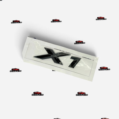 BMW X Series Rear Emblems | OEM Style Badge | Compatible with X1, X2, X3, X4, X5, X6 & X7