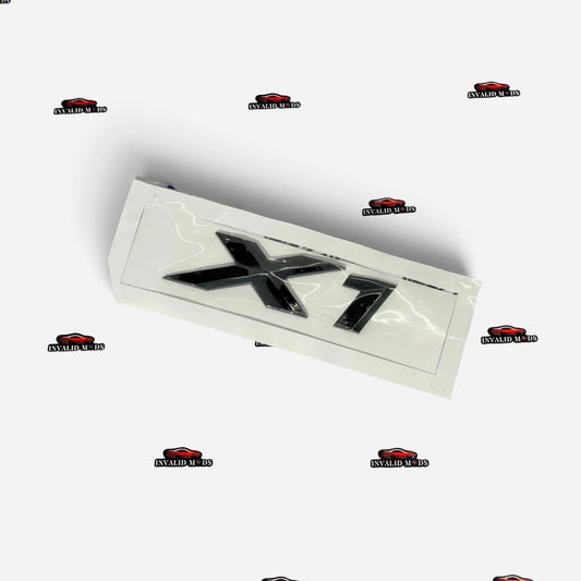 BMW X Series Rear Emblems | OEM Style Badge | Compatible with X1, X2, X3, X4, X5, X6 & X7